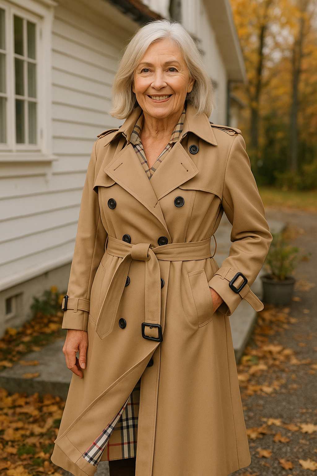 Heike™ | Klassisk Trenchcoat